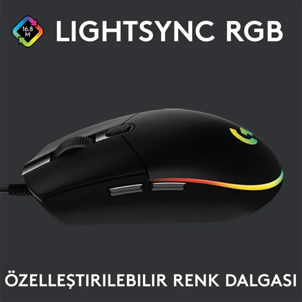 Original Logitech Gaming Mouse G102 USB Type A 8000 DPI PC / Mac / Laptop Laptop Accessories Mouse - Image 2