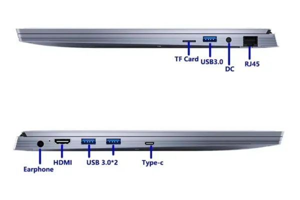 2023 Gaming Laptops I9 Notebooks Gamer Computer PC Windows 11 15.6 inch Intel I9-8950HK 64GB RAM Dual M.2 SSD DDR4 Ethernet Port - Image 5