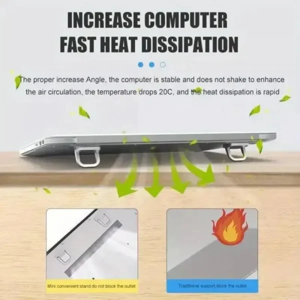 Laptop Stand For Computer Holder Mini Portable Legs For Macbook Huawei Samsung Xiaomi Dell ASUS Lenovo HP - Image 4