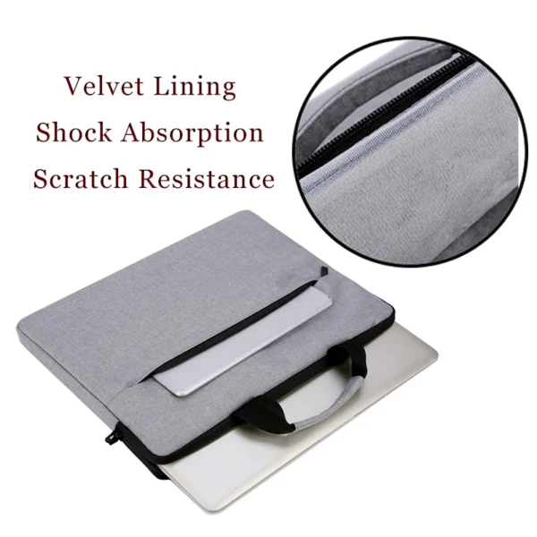 Laptop Bag Women 2023 13.3 14.1 15.6 17 Inch Office Notebook Sleeve Case Travel Computer Handbag Elegant Fashion Luxury - Image 5