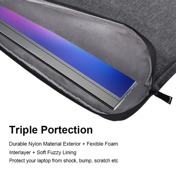 Laptop Sleeve Handbag Case for Macbook Pro Air 13 13.3 14 15 15.6 15.4 inch Waterproof Bag Notebook Cover for Lenovo ASUS Xiaomi - Image 2