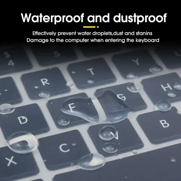 13-14 Inch 15-17 Inch Universal Laptop Notebook Keyboard Silicone Cover Dustproof Protective Waterproof Film - Image 5