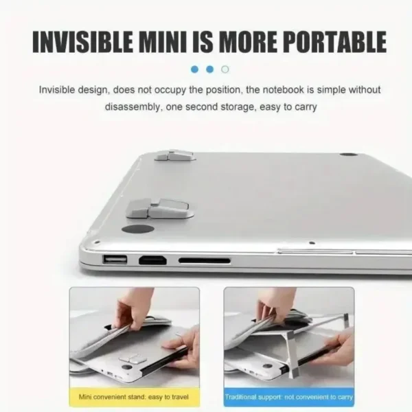 Laptop Stand For Computer Holder Mini Portable Legs For Macbook Huawei Samsung Xiaomi Dell ASUS Lenovo HP - Image 3