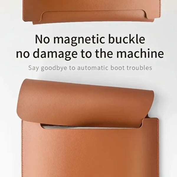 Laptop Bag, 13/13.3/14/15/15.4/15.6/16 Inch, Notebook Computer Mouse Pad, Pu Leather Bladder Bag, Computer Bag Accessories - Image 3