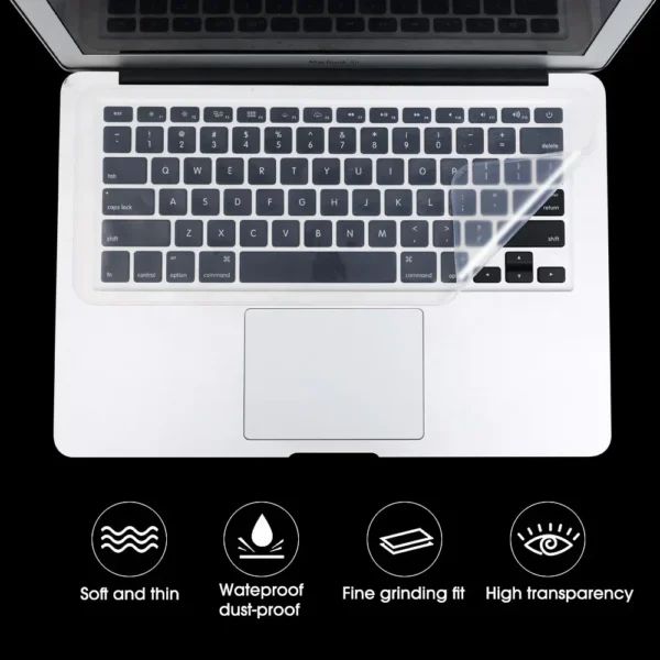 13-14 Inch 15-17 Inch Universal Laptop Notebook Keyboard Silicone Cover Dustproof Protective Waterproof Film - Image 4