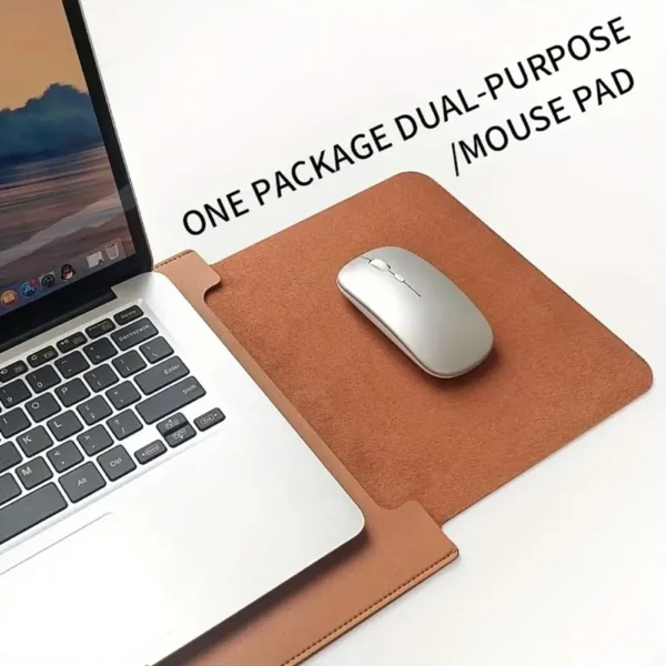 Laptop Bag, 13/13.3/14/15/15.4/15.6/16 Inch, Notebook Computer Mouse Pad, Pu Leather Bladder Bag, Computer Bag Accessories - Image 4