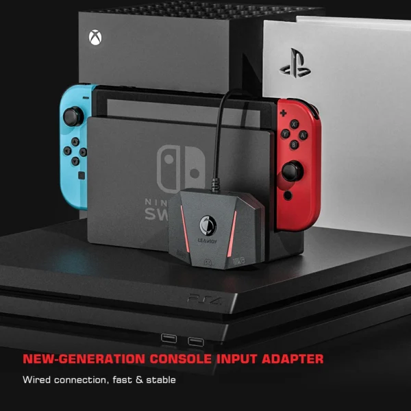 LEADJOY VX2 AimBox Keyboard Mouse Controller Adapter Converter for Xbox Series X, Xbox Series S, PlayStation 4 Nintendo Switch - Image 2